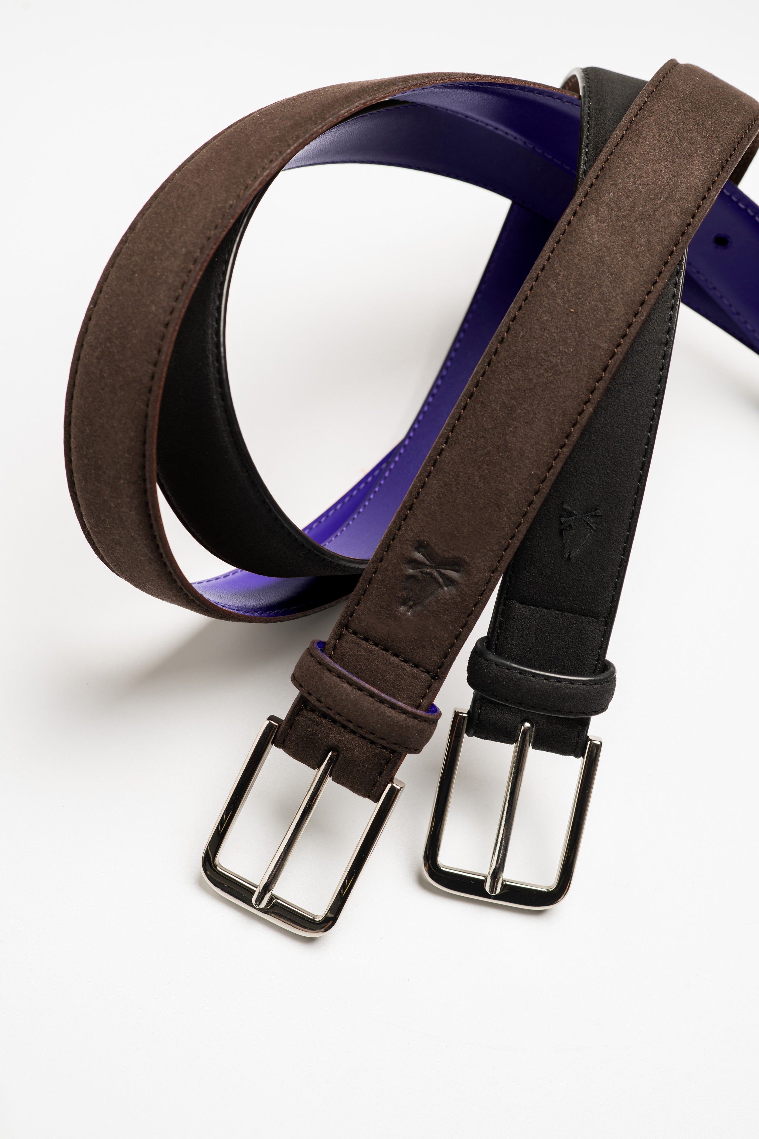 Ultra Suede Single Edge Stitched Belt