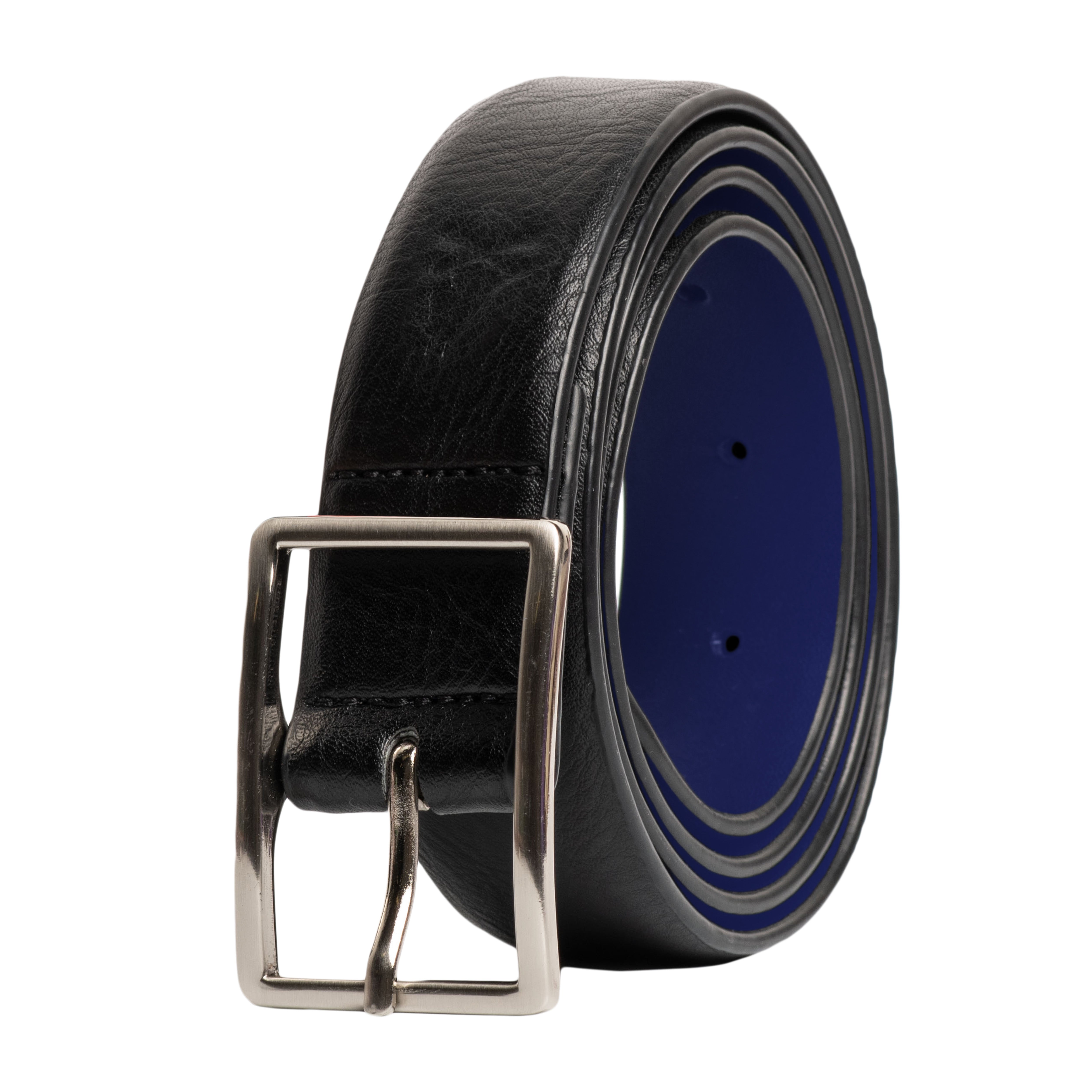 Smooth Finished Belt with Center Bar Buckle