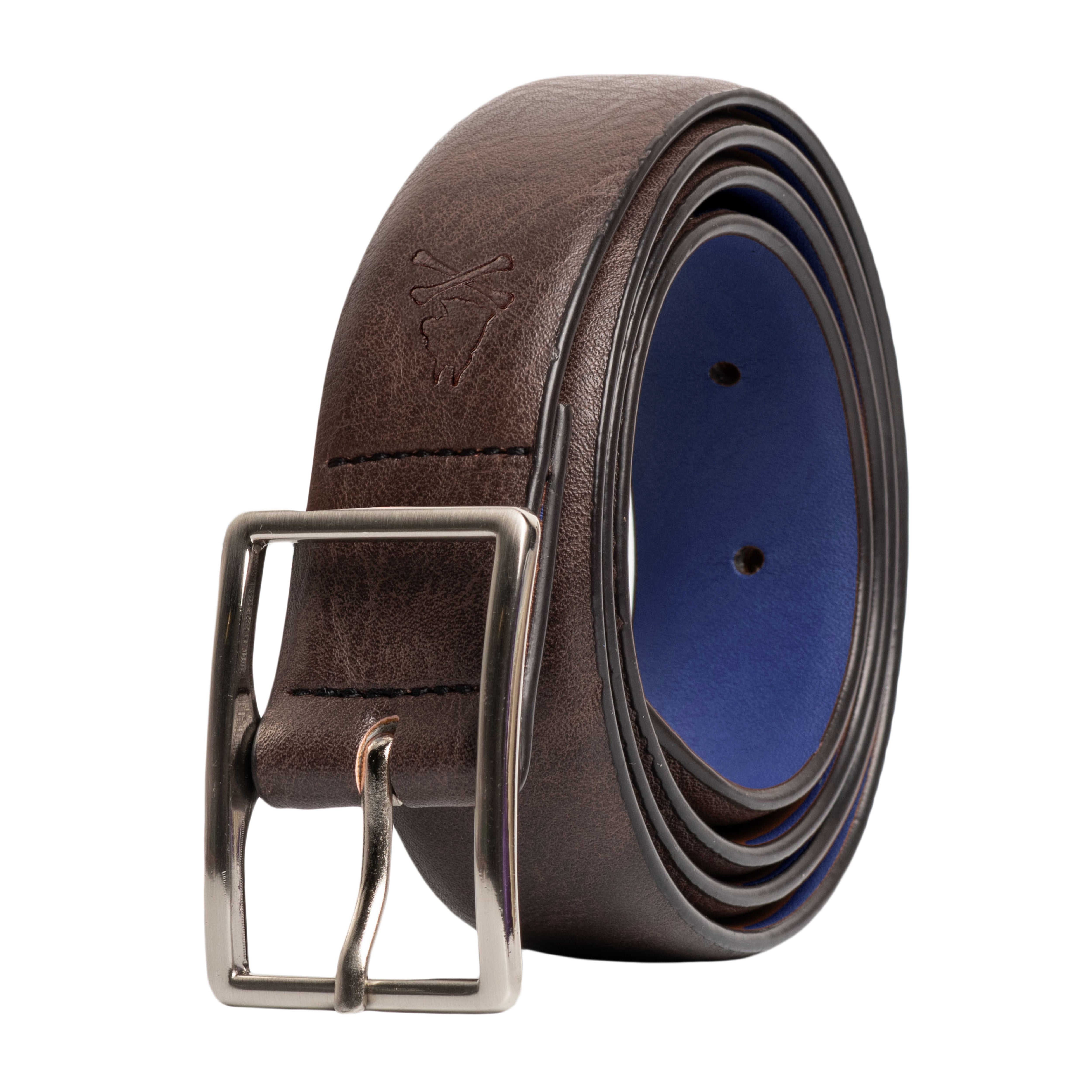 Smooth Finished Belt with Center Bar Buckle