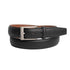 Textured Italian Leather Belt wtih Edge Stitching