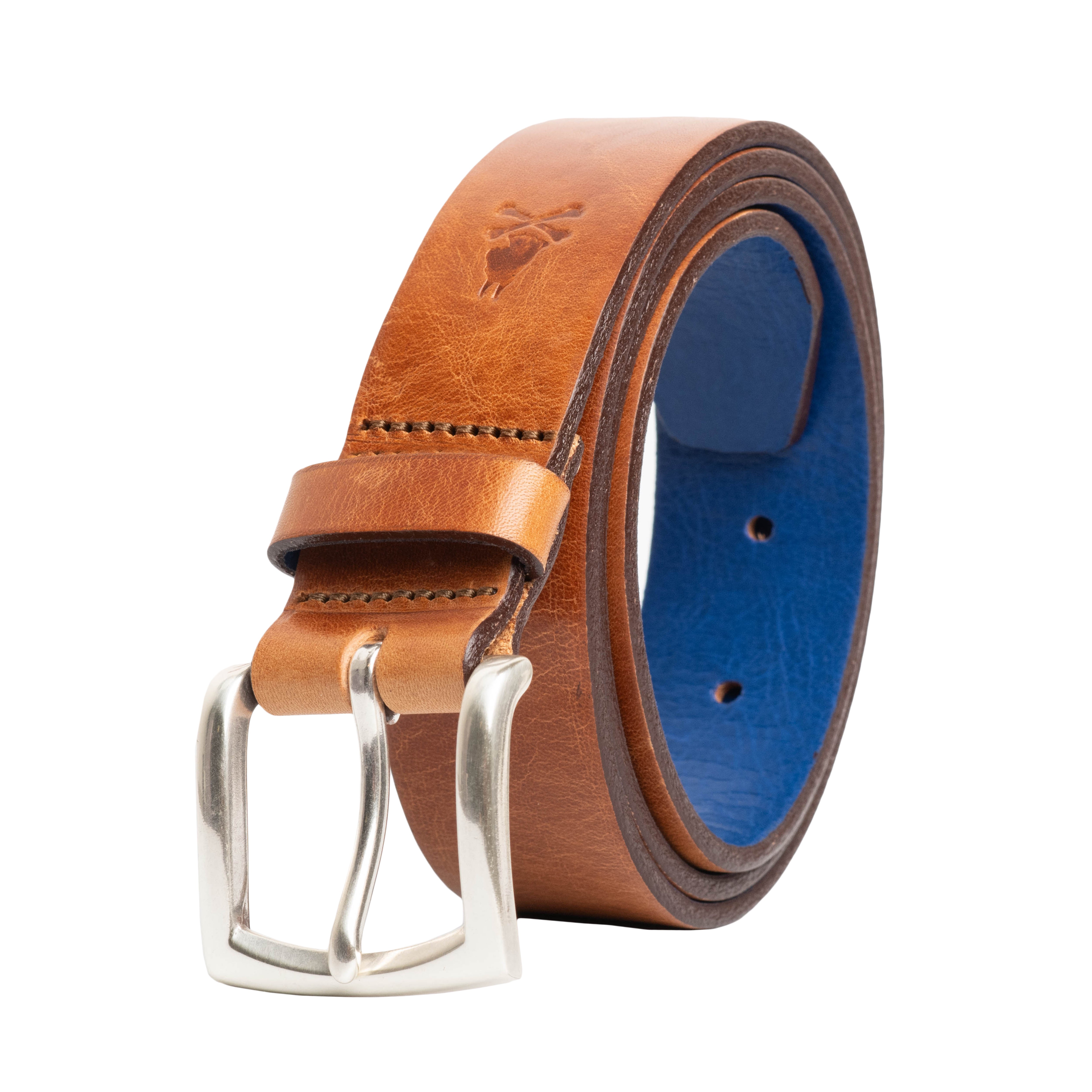 Smooth Finish Italian Leather Belt