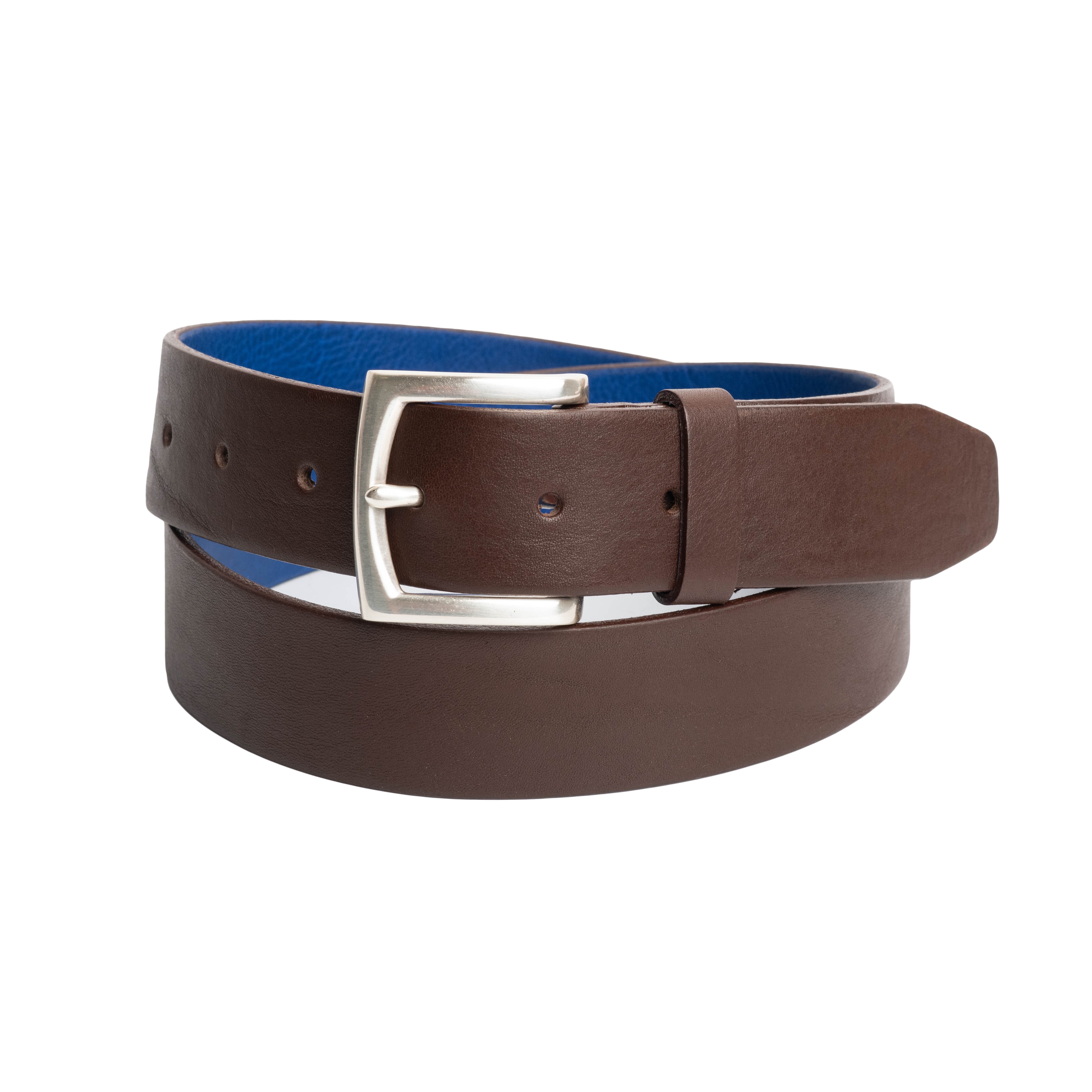 Smooth Finish Italian Leather Belt