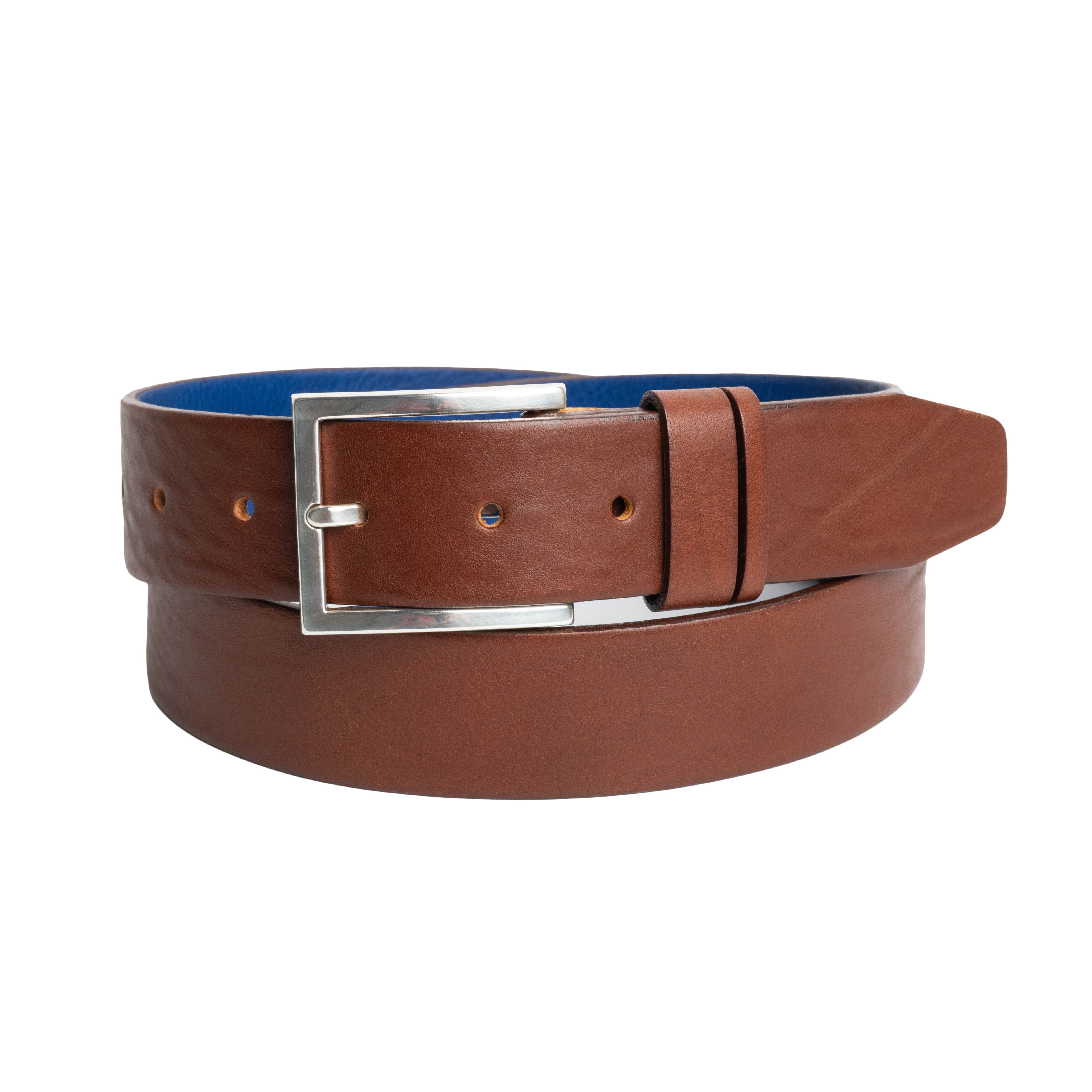 Split Loop Italian Leather Belt