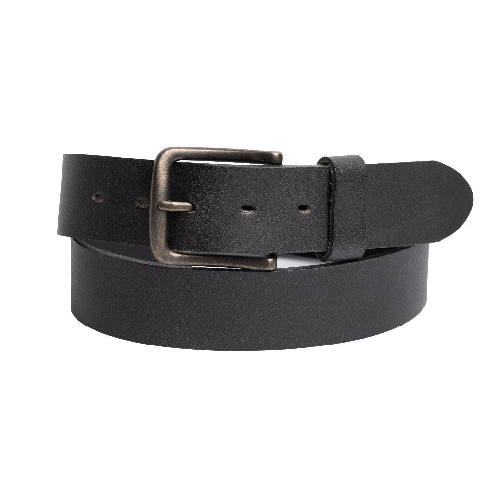 Silver Jeans Co. 40mm Genuine Lather Belt with Stich Detail