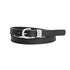 Silver Jeans Co. 20MM Genuine Leather Belt with Antique Nickel Finish Buckle